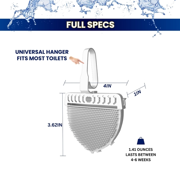 SET OF 2 PeeOnMe Toilet Splash Guards | Lavender | Universal - Picture 7 of 7